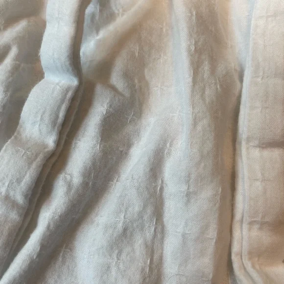 MinkPink Off the Shoulder Cotton Linen Top - Picture 3 of 5